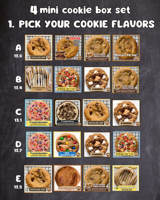 4 Mini Cookie Box Set