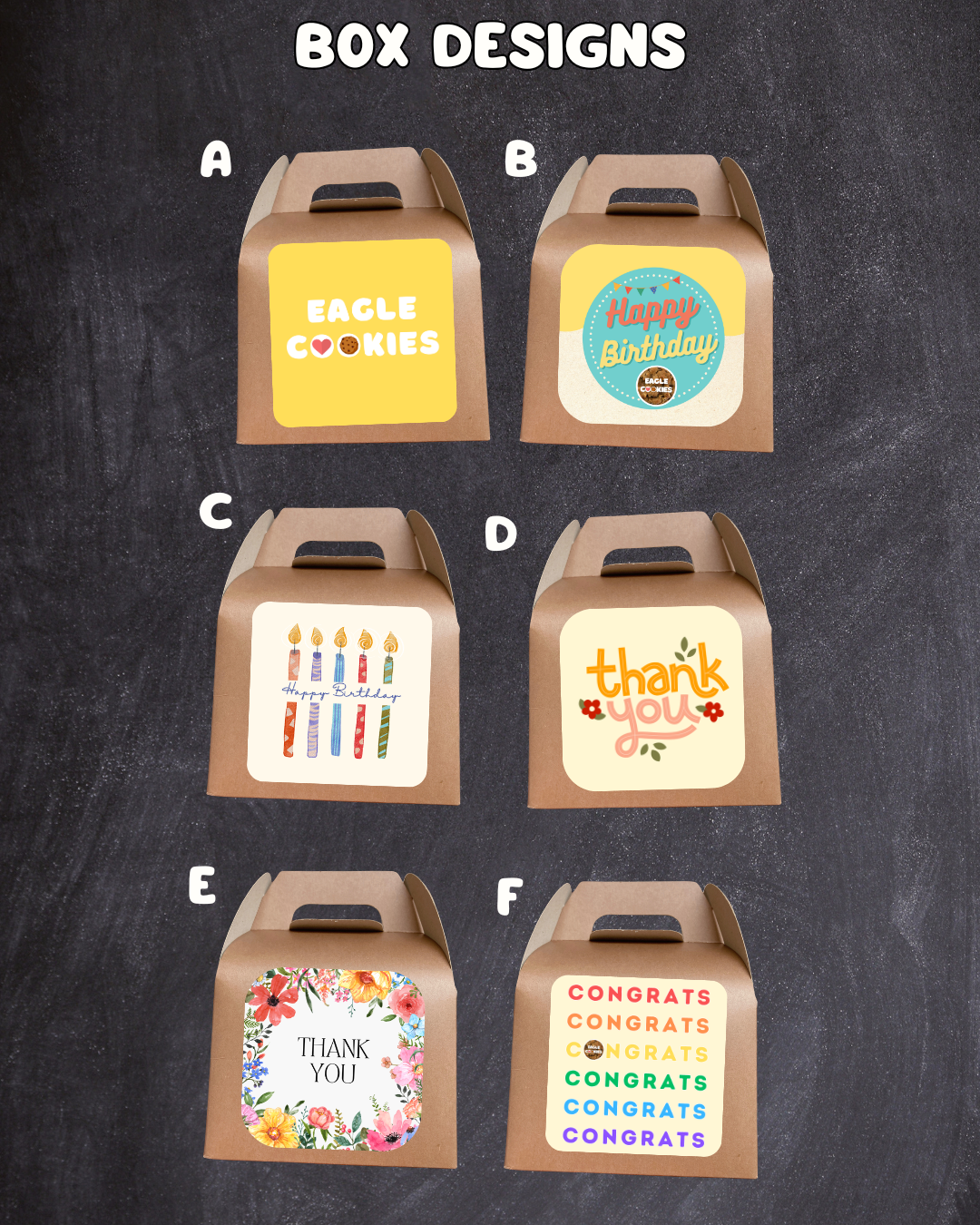 4 Mini Cookie Box Set