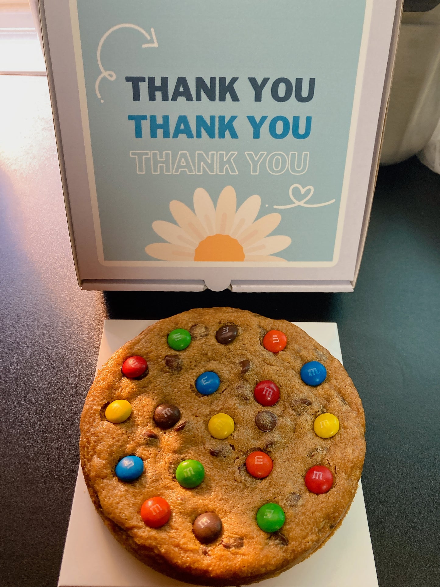 M&M Cookie Cake