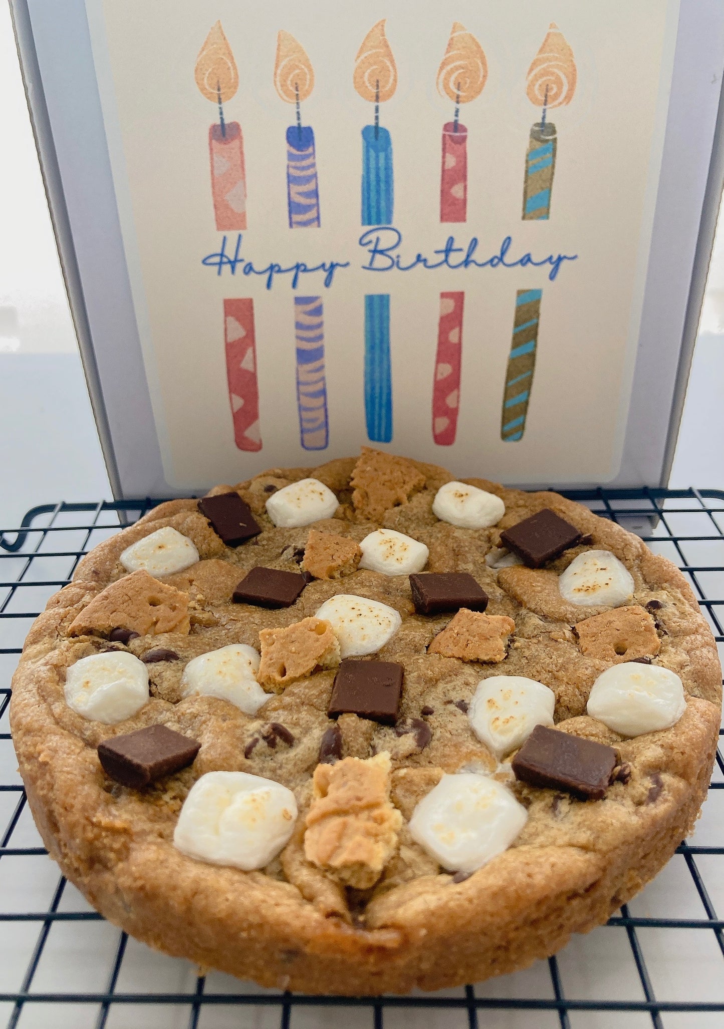 S'mores Cookie Cake