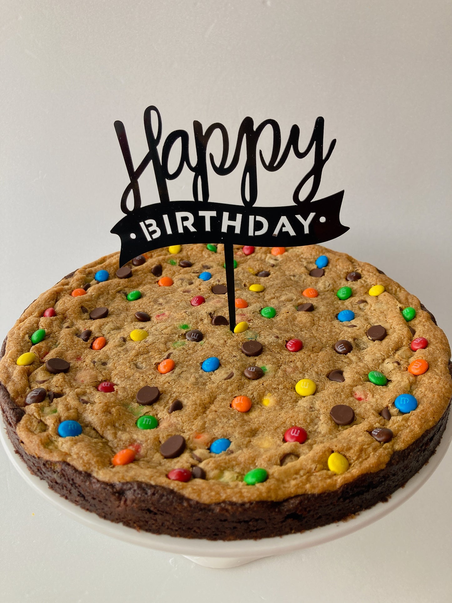 Mini M&M Brookie Cookie Cake