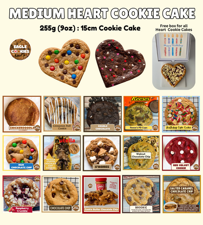 Medium Heart Cookie Cake