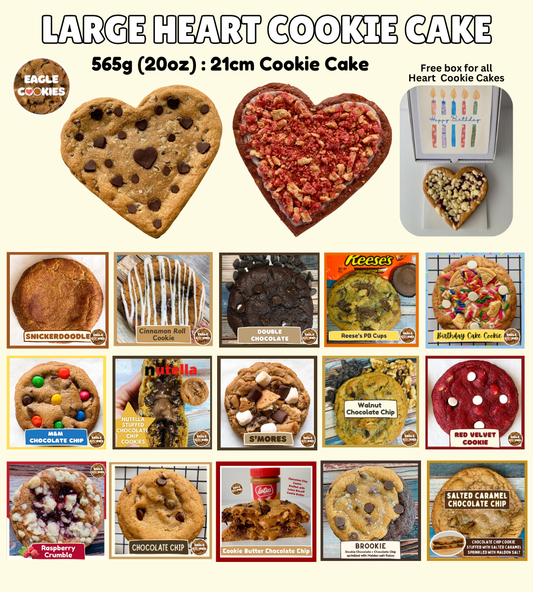 Large Heart Cookie Cake