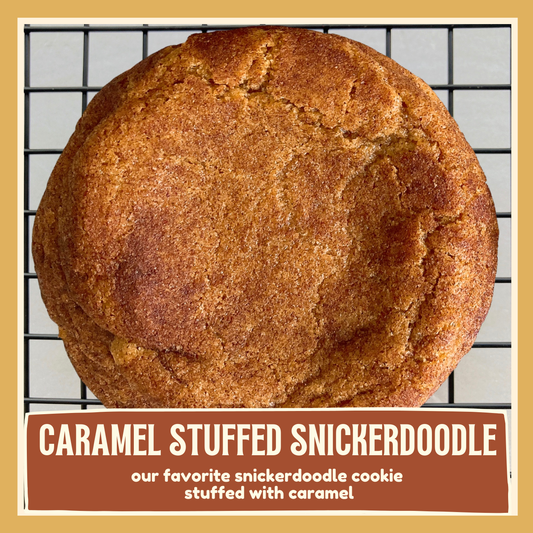 Caramel Stuffed Snickerdoodle