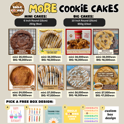 MORE Cookie Cake Flavors