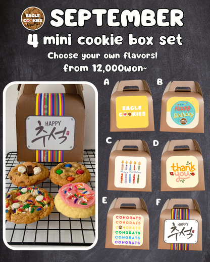 4 Mini Cookie Box Set