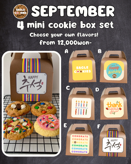 4 Mini Cookie Box Set