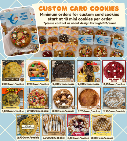 Custom Card Cookies