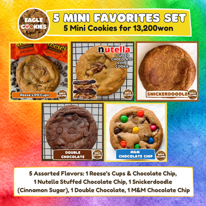Favorite Flavors 5 Mini Cookie Set