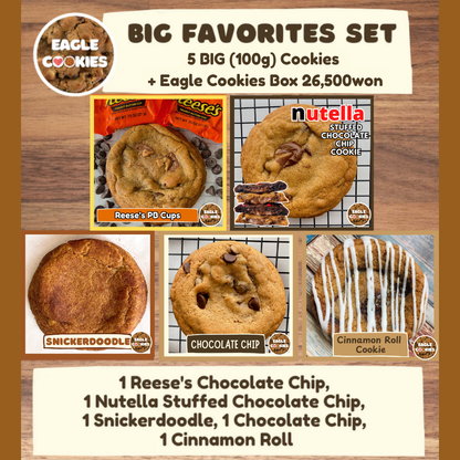 Favorite Flavors 5 Big Cookie Set