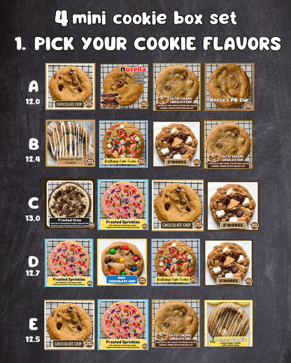 4 Mini Cookie Box Set
