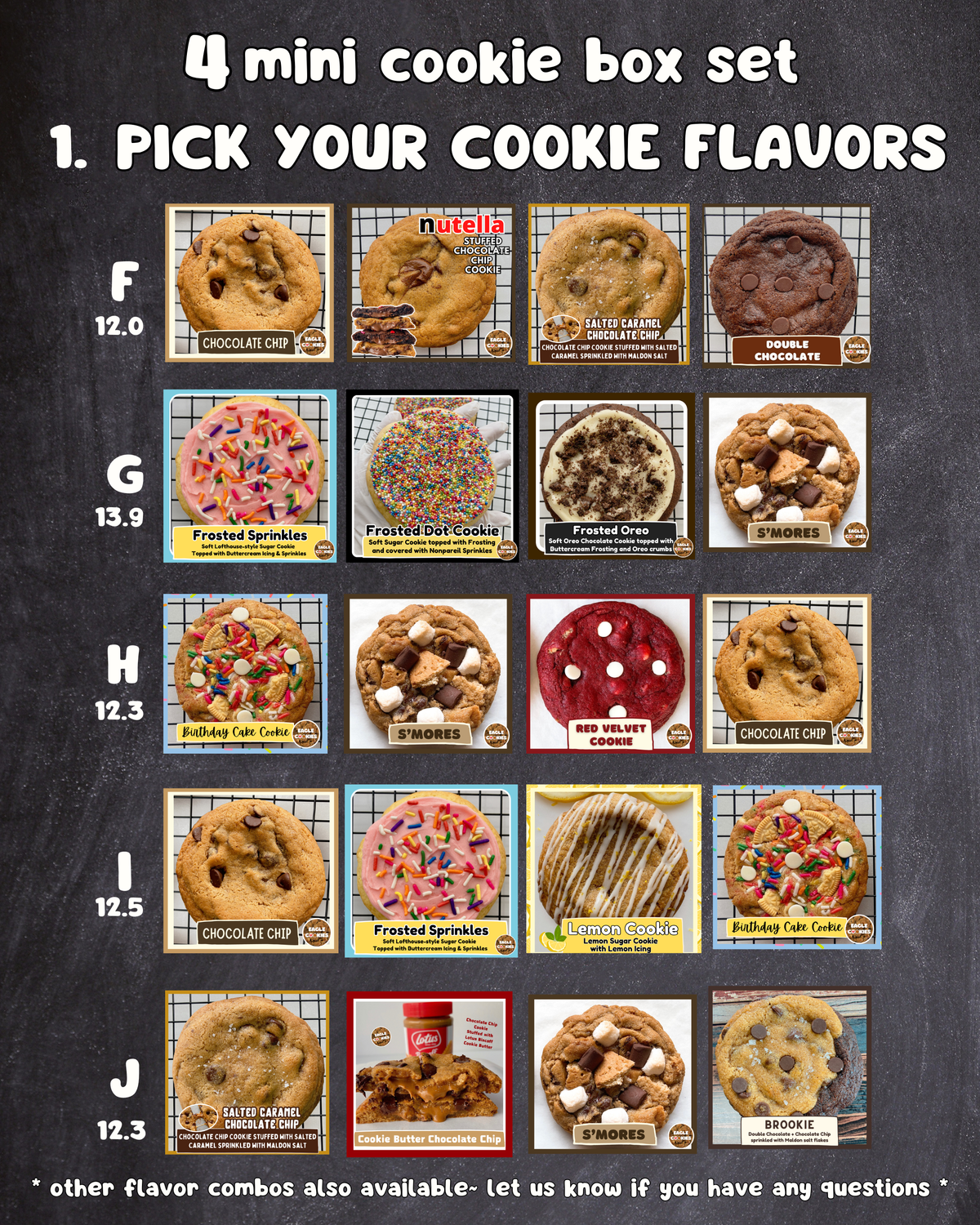 4 Mini Cookie Box Set