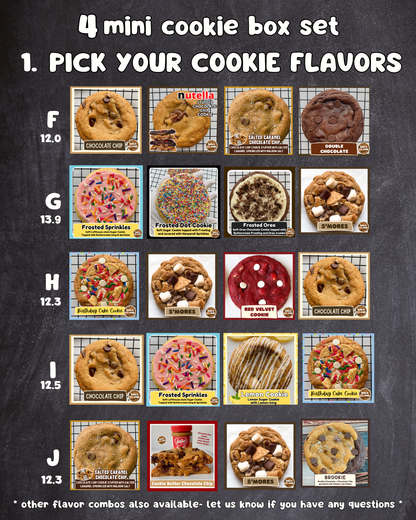 4 Mini Cookie Box Set