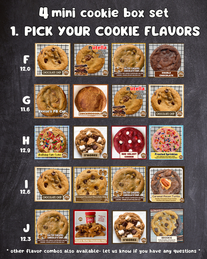 4 Mini Cookie Box Set