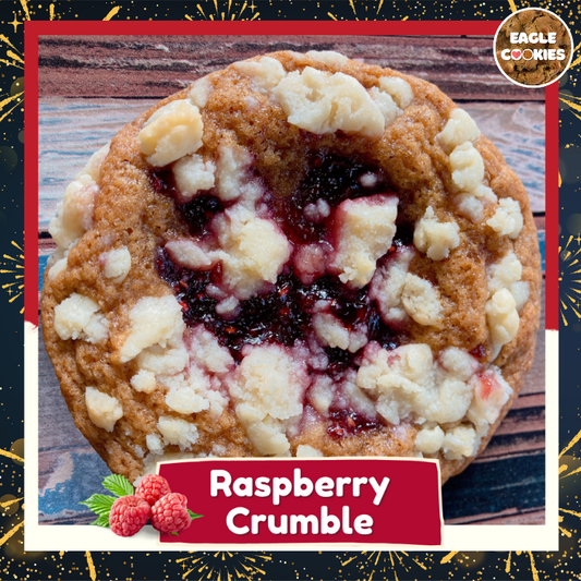 Raspberry Crumble by the dozen
