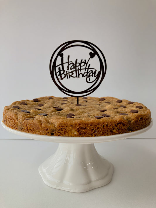 Walnut Chocolate Chip Cookie Cake