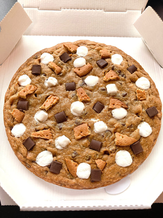 S'mores Cookie Cake