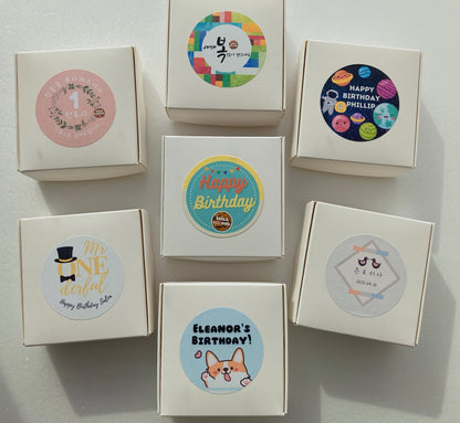 2 Mini Cookie Favor Box Set
