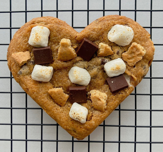 Small Heart Cookie Cake