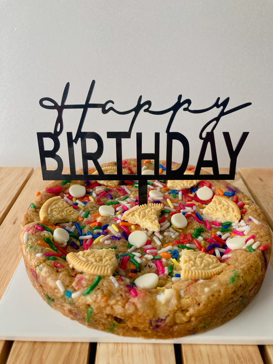 Birthday Cake Cookie Cake