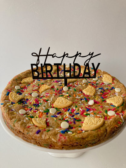 Birthday Cake Cookie Cake