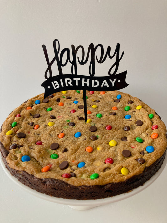 Mini M&M Brookie Cookie Cake