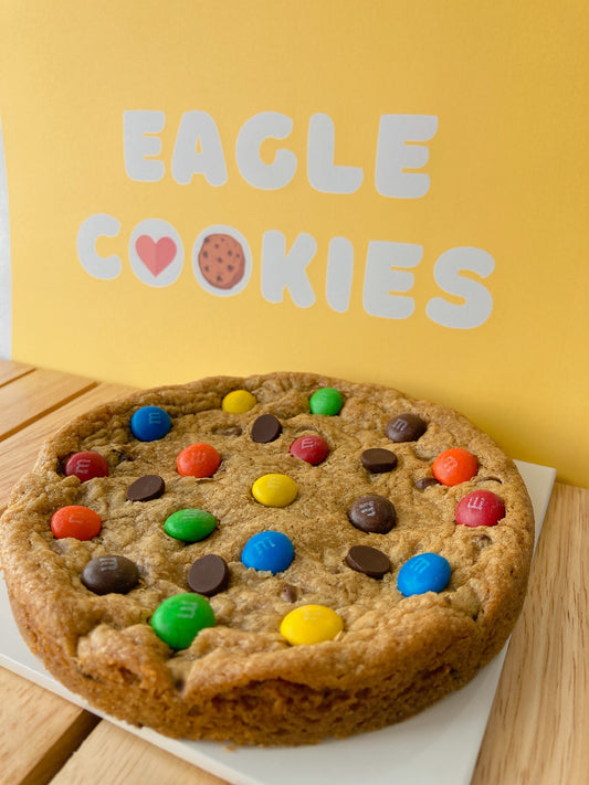 M&M Cookie Cake