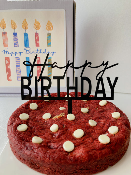 Red Velvet Cookie Cake
