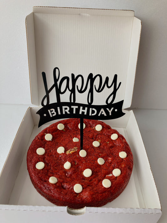 Red Velvet Cookie Cake